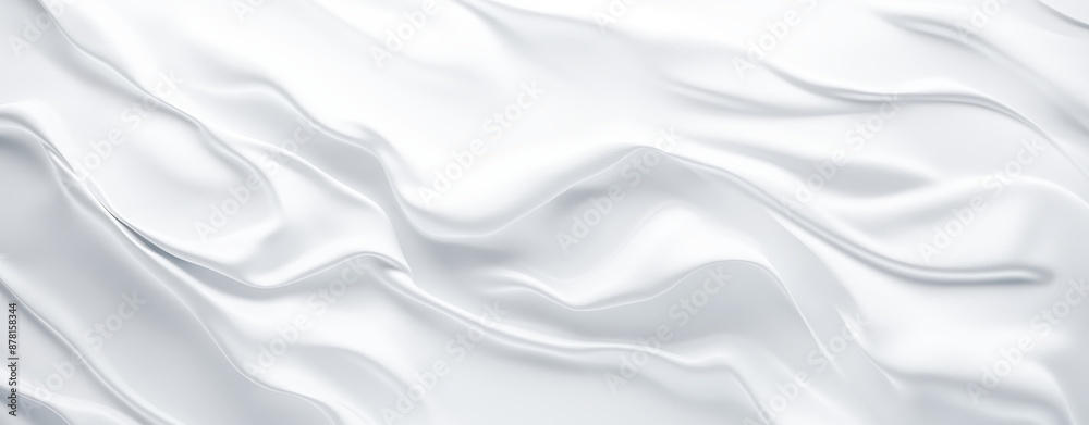 Obraz premium White Silk Background
