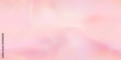 Femine ombre blush gradient seamless bg with noise texture. Delicate soft pink pattern with a pearlescent effect. Nude color tone skin as makeup base powder. Vector background