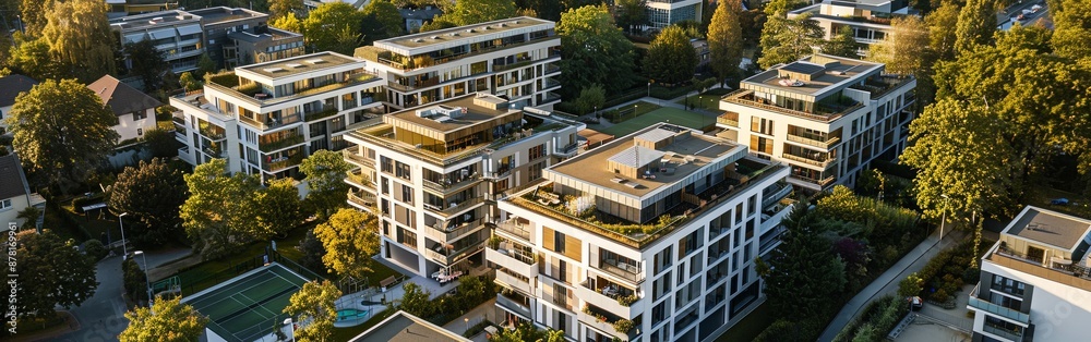 Comprehensive Architectural Model of Modern Housing Estate Comprehensive Architectural Model of Modern Housing Estate