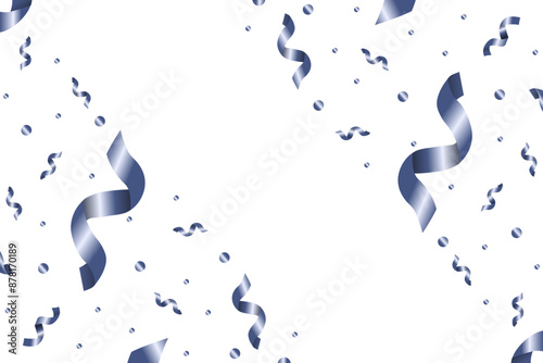 Wallpaper Mural Trendy 2025 color Confetti background design. Template of 3D paper Firecracker Frame isolated transparent background. Vector illustration. Holiday theme. EPS10 Torontodigital.ca