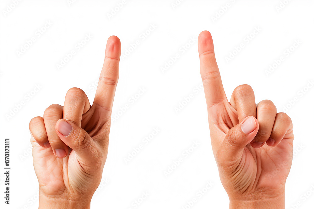 Two Hands Pointing Upwards Two Hands Pointing Upwards