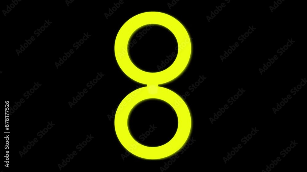 Loading circle icon on black background animation with alpha matte. vector flat design Loading circle icon on black background animation with alpha matte. vector flat design