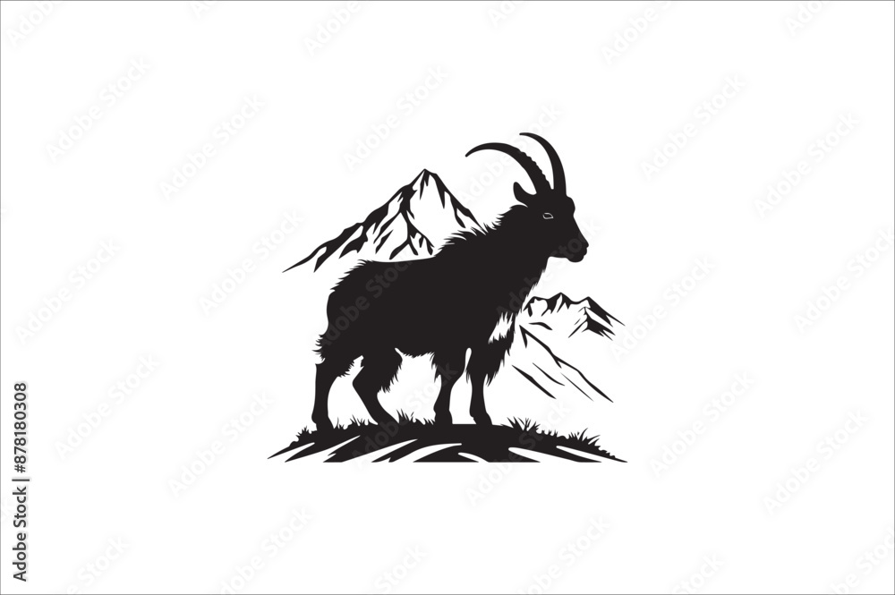 Goat silhouette vector Bundle illustration. Goat silhouette.
Goat silhouette vector Bundle illustration. Goat silhouette.
