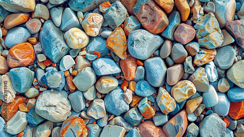 Colorful Beach Stones Colorful Beach Stones