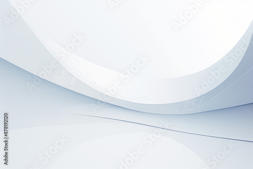 Fototapeta Naklejka Na Ścianę i Meble -  Bright minimalist background with smooth lines