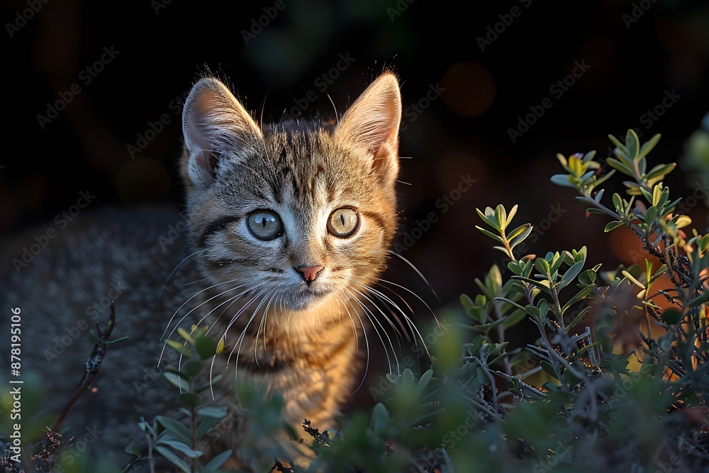 Curious Kitten Exploring Nature Perfect for Posters, Cards, and Animal Blogs Curious Kitten Exploring Nature Perfect for Posters, Cards, and Animal Blogs
