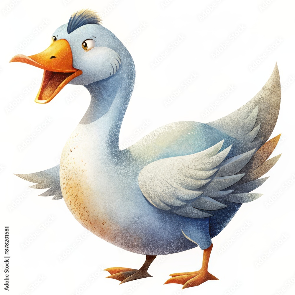 Obraz premium angry goose 