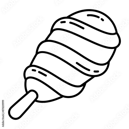 Corn Dog Icon