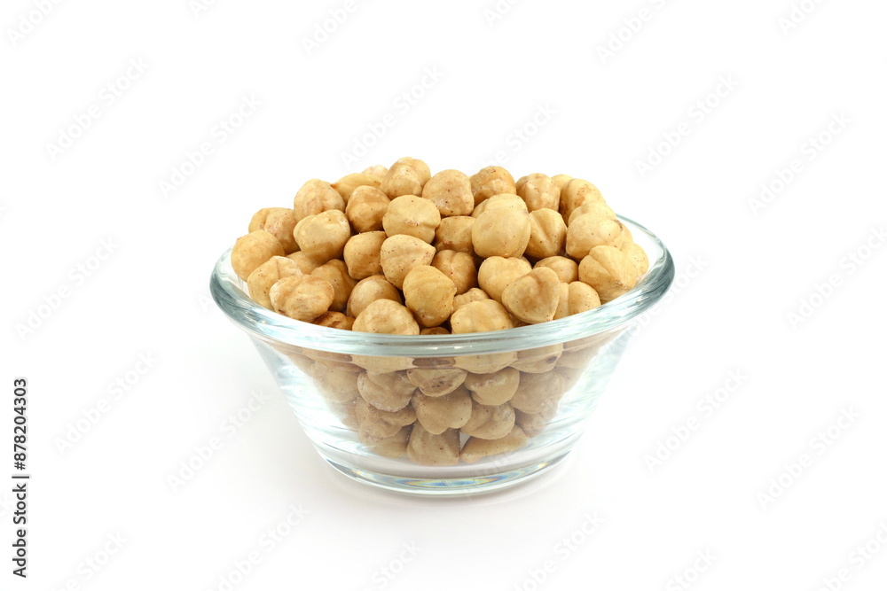 Hazelnut isolated on white background. Pile of peeled roasted hazelnuts isolated on white background. Hazelnut isolated on white background. Pile of peeled roasted hazelnuts isolated on white background.