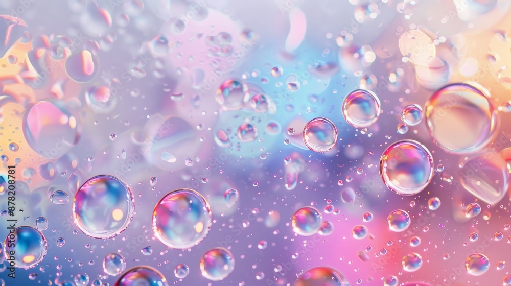 abstract neon background with drops, abstract neon background with drops,