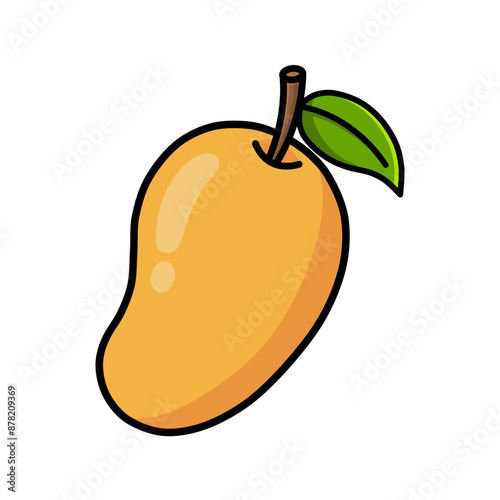 mango fruit illustration