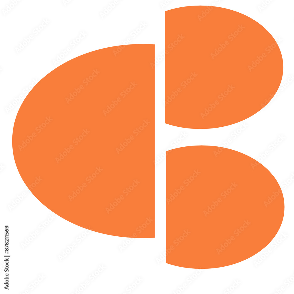 Geometric modern shape Geometric modern shape