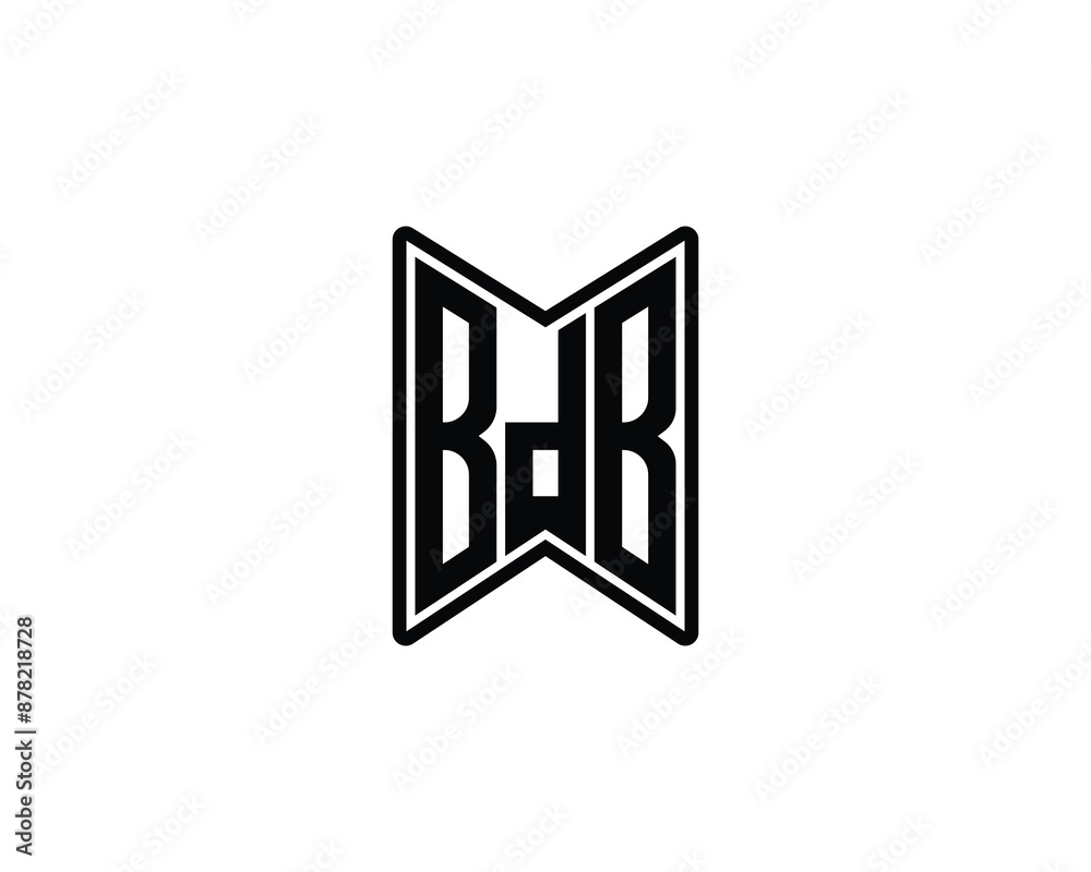 BDB logo design vector template. BDB logo design. BDB logo design vector template. BDB logo design.