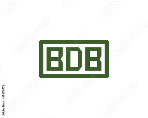 BDB logo design vector template. BDB logo design.