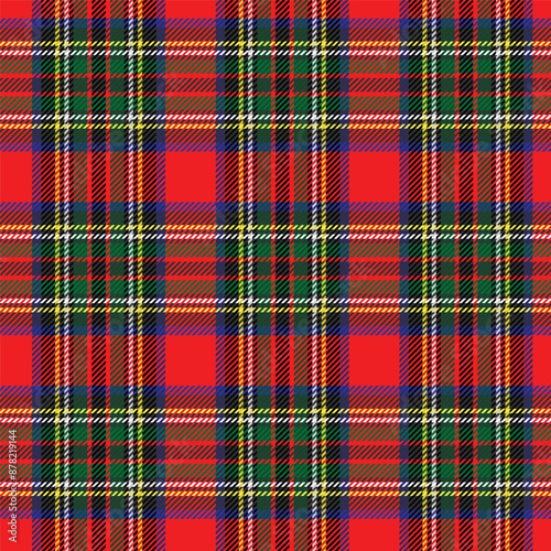 Seamless Retro Vintage Tartan Pattern 153