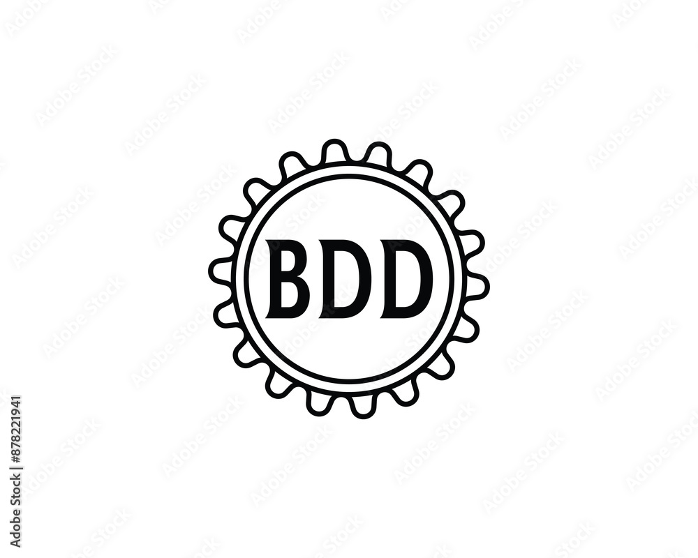 BDD logo design vector template. BDD logo design. BDD logo design vector template. BDD logo design.