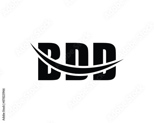 BDD logo design vector template. BDD logo design.