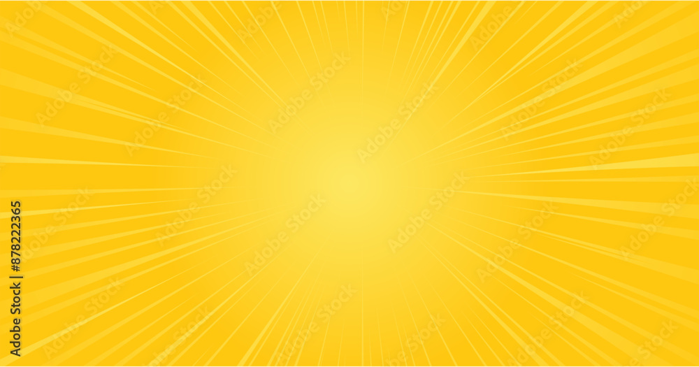 abstract background sunburst yellow orange pop art cartoon, Vector illustration, starburst. abstract background sunburst yellow orange pop art cartoon, Vector illustration, starburst.