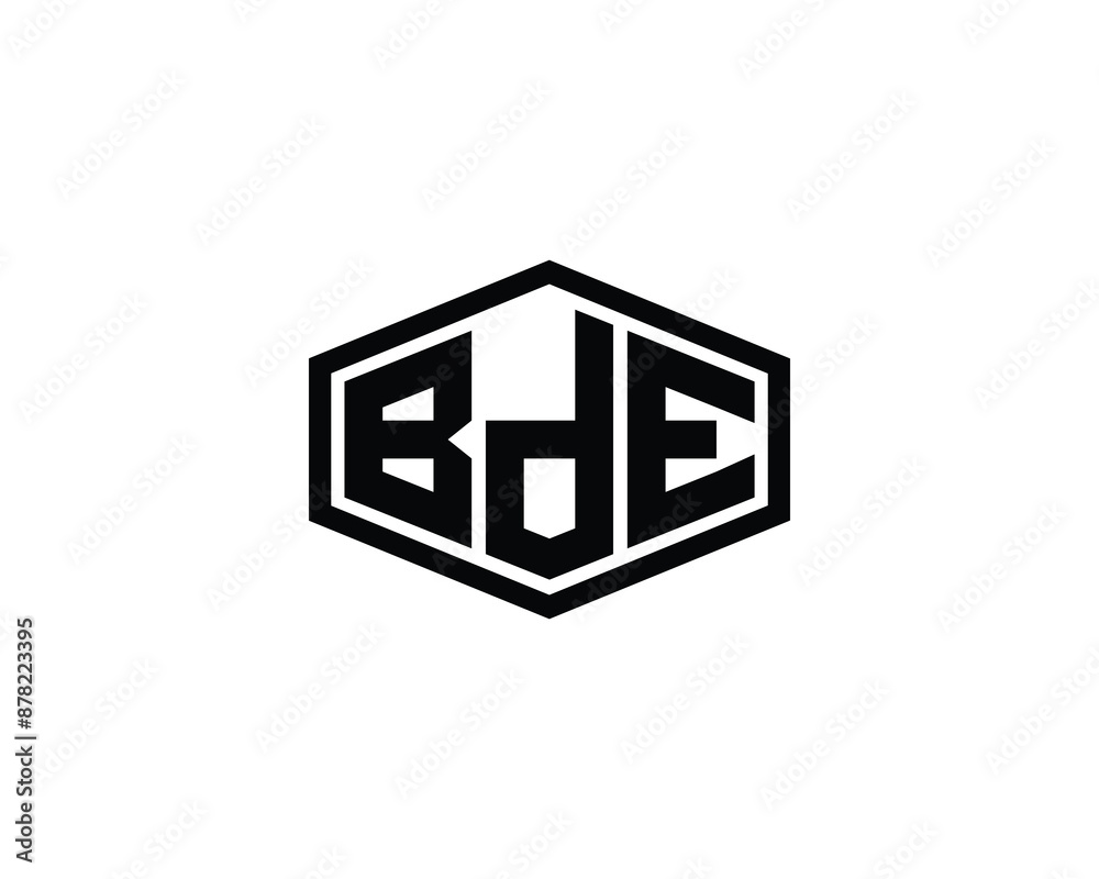 BDE logo design vector template. BDE logo design. BDE logo design vector template. BDE logo design.