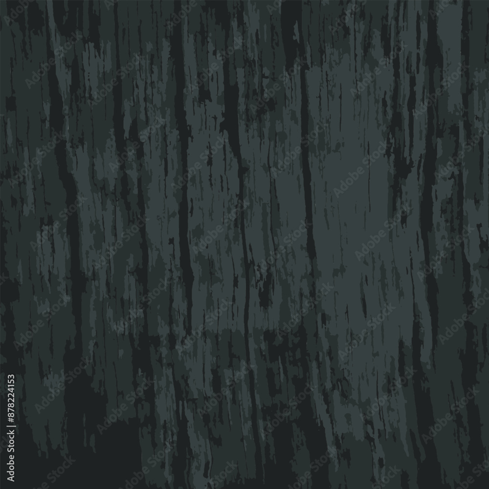 Fototapeta premium Natural Dark Wooden texture Background. vector template.