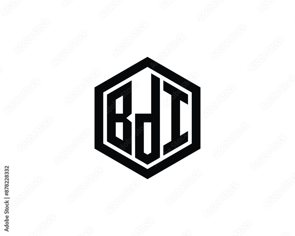 BDI Logo design vector template. BDI logo design. BDI Logo design vector template. BDI logo design.