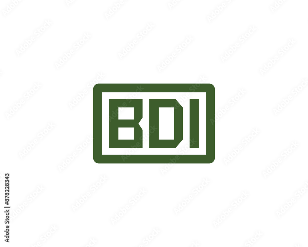 BDI Logo design vector template. BDI logo design. BDI Logo design vector template. BDI logo design.