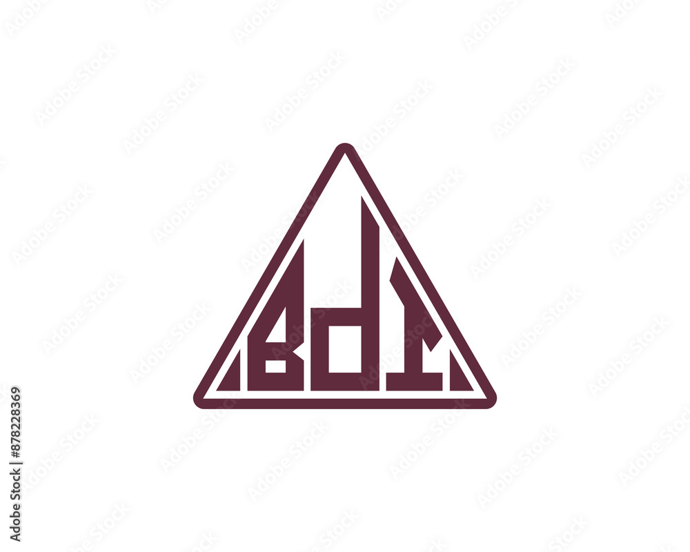 BDI Logo design vector template. BDI logo design. BDI Logo design vector template. BDI logo design.