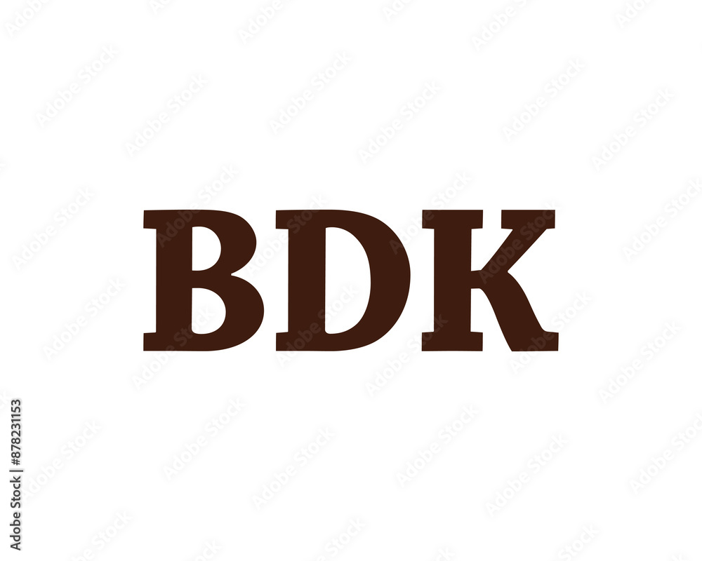 BDK Logo design vector template. BDK logo design. BDK Logo design vector template. BDK logo design.