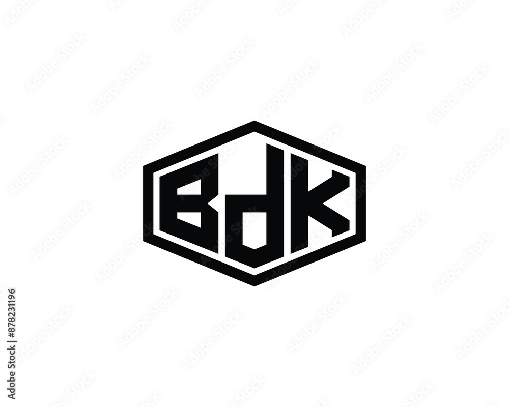 BDK Logo design vector template. BDK logo design. BDK Logo design vector template. BDK logo design.