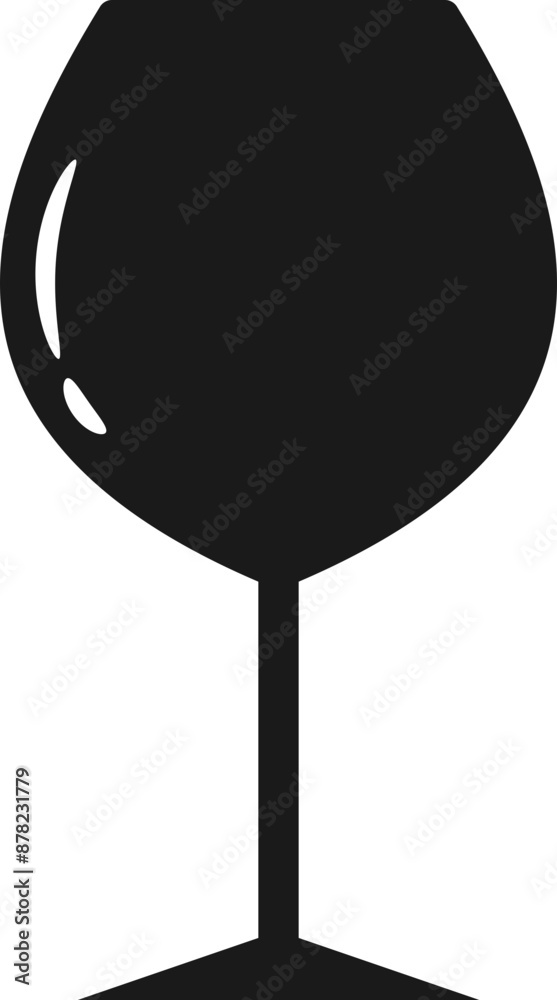 Wine Glass - Vector Graphic Wine Glass - Vector Graphic