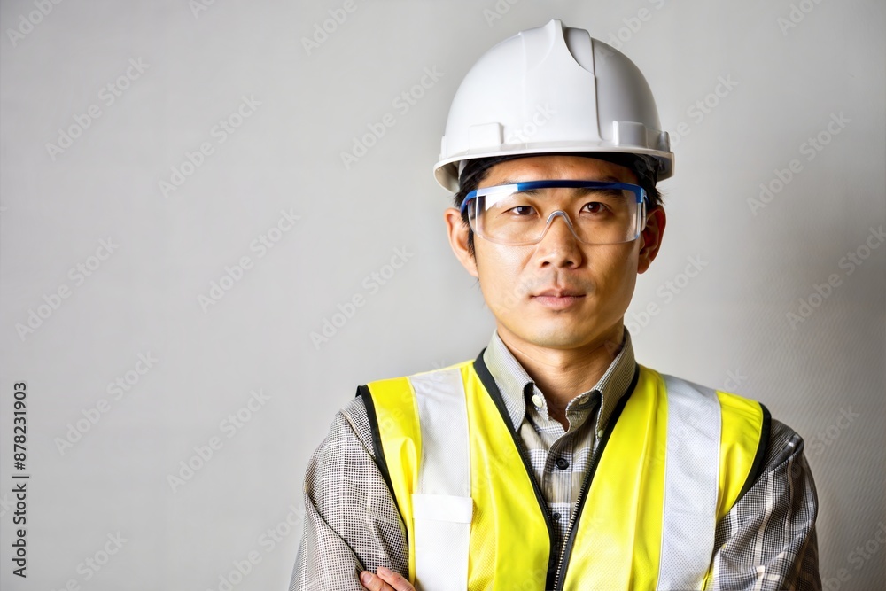 Asian Construction Manager in Safety Gear
Asian Construction Manager in Safety Gear