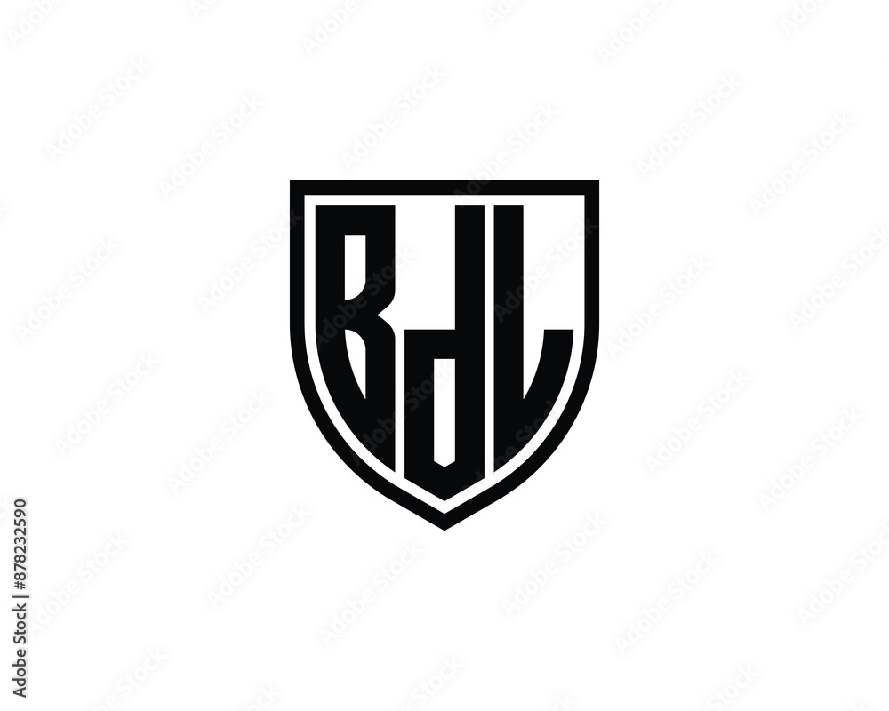 BDL logo design vector template. BDL logo design. BDL logo design vector template. BDL logo design.