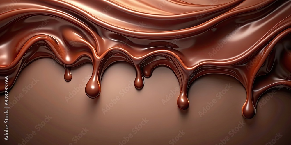 Chocolate background with glossy, molten chocolate lava flowing down, chocolate, background, glossy, molten, lava Chocolate background with glossy, molten chocolate lava flowing down, chocolate, background, glossy, molten, lava