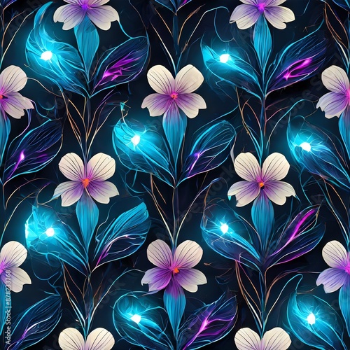seamless floral pattern © Frantisek
