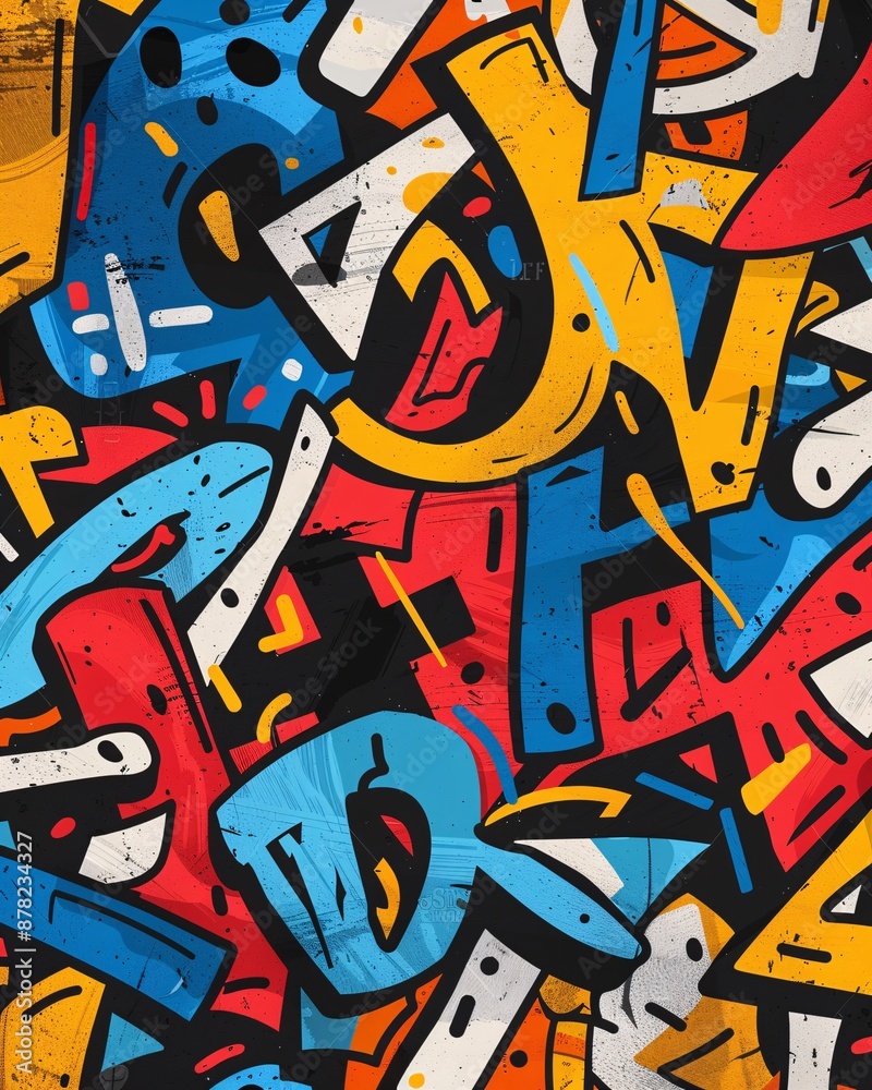 Obraz premium graffiti abstract background