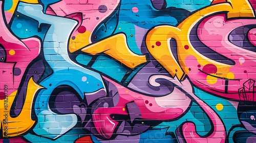 Wallpaper Mural street graffiti on the wall background Torontodigital.ca