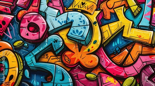 graffiti abstract background