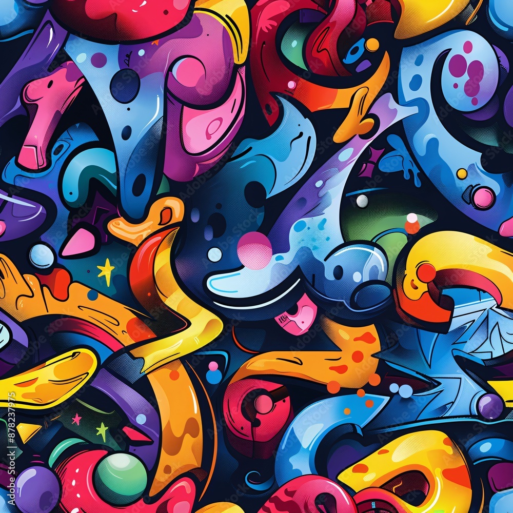 Urban graffiti design