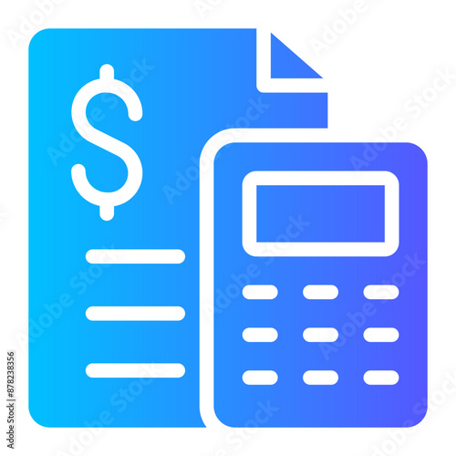 counting gradient icon