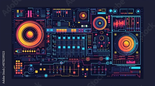 Digital Audio Mixer Interface Design