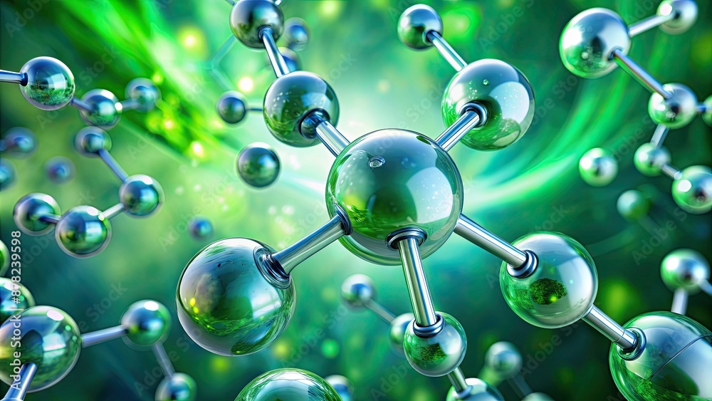 rendering of H2 gas molecules for production of green hydrogen energy rendering of H2 gas molecules for production of green hydrogen energy