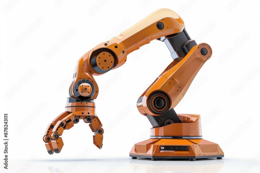 A cutting-edge robotic arm performing intricate tasks with precision and efficiency. Illustration on a clear white background --ar 3:2 --style raw Job ID: b1579637-9eab-4b61-a669-04c408f741d3 A cutting-edge robotic arm performing intricate tasks with precision and efficiency. Illustration on a clear white background --ar 3:2 --style raw Job ID: b1579637-9eab-4b61-a669-04c408f741d3
