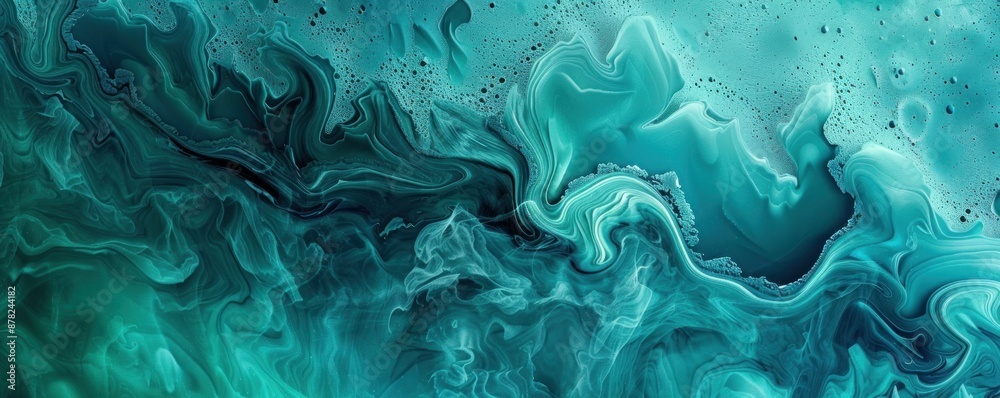 High-definition image of an abstract texture background with a mix of smooth and rough patterns in shades of blue and green High-definition image of an abstract texture background with a mix of smooth and rough patterns in shades of blue and green