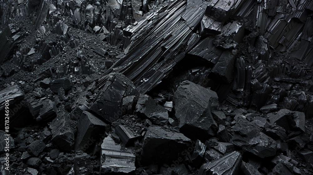 Dark black and gray coal texture background Dark black and gray coal texture background