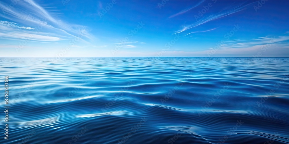 Closeup of tranquil blue water surface , ocean, sea, peaceful, calming, relaxation, nature, clear, purity, reflection, smooth Closeup of tranquil blue water surface , ocean, sea, peaceful, calming, relaxation, nature, clear, purity, reflection, smooth
