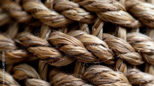 close-up of a woven basket, showcasing the detailed interlacing of natural fibers.