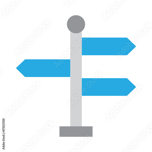 Guidance Vector Flat Icon Design