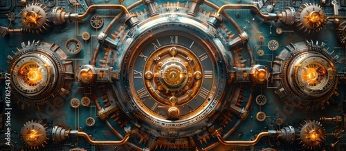 Steampunk Clockwork Mechanism