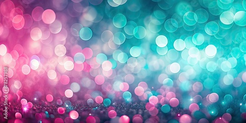 Abstract pink and turquoise bokeh background, bokeh, pink, turquoise, abstract, colors, vibrant, blurred, soft focus