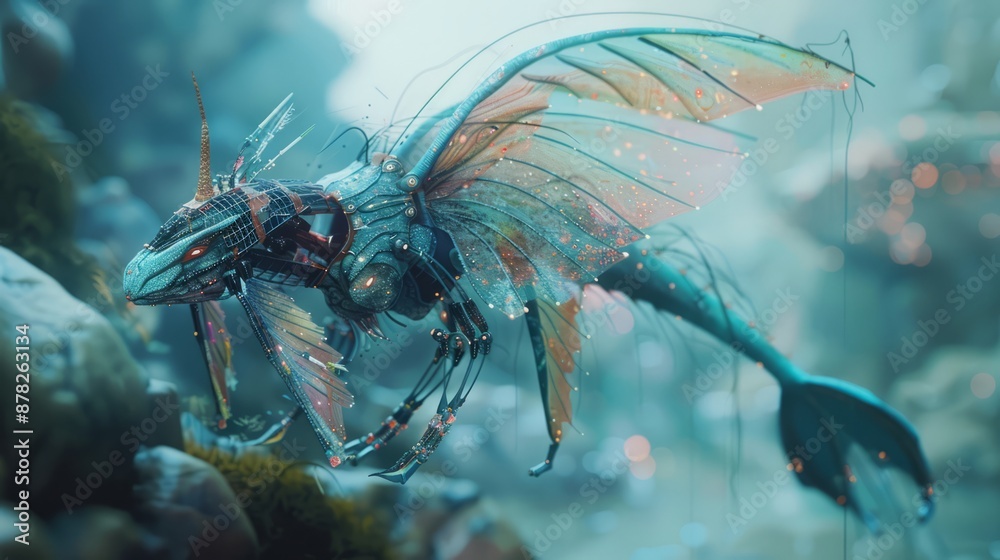 fantastical robot creature fantastical robot creature
